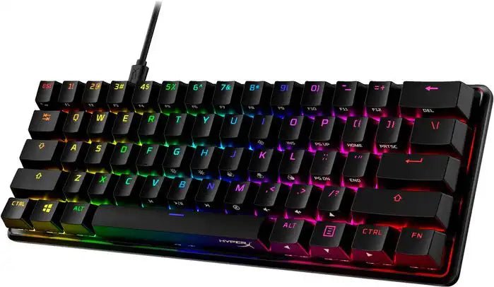 HyperX Alloy Origins 60 Mechanical Gaming Keyboard - HyperX Red Switch (English/Arabic) (EN/AR) | 6P6K8AA#A2N - Vektra Computers LLC HyperX Alloy Origins 60 Mechanical Gaming Keyboard - HyperX Red Switch (English/Arabic) (EN/AR) | 6P6K8AA#A2N - Vektra Computers LLC